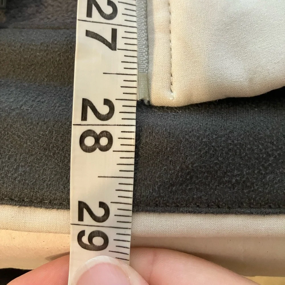 The North Face apex Jacket sz L Nylon Full Zip‎ Gray/black Outdoor Hiking Fall